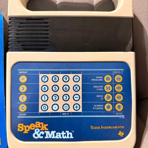 Vintage Texas Instruments Speak & Math Educational Device - Picture 4 of 5